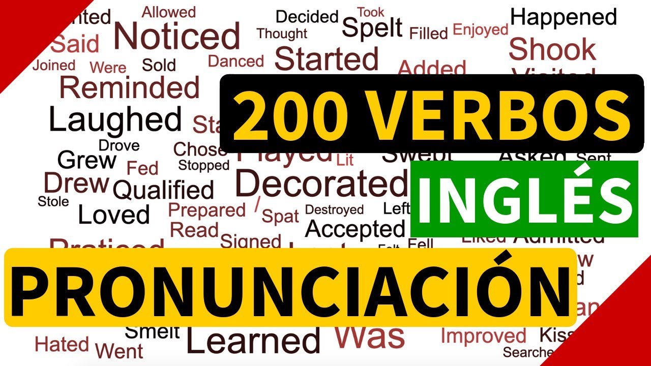 25 verbos regulares en ingles