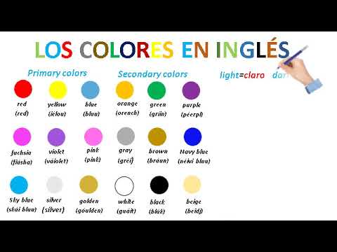 color con g en ingles