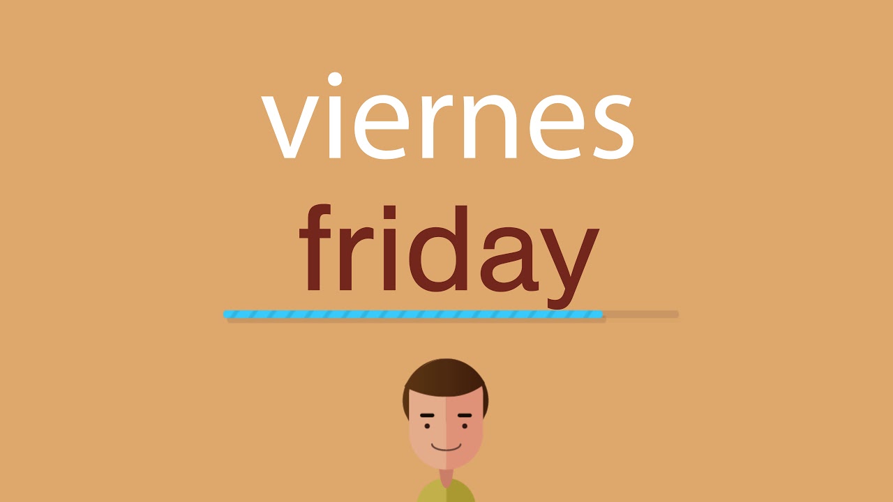 cómo se dice friday en inglés