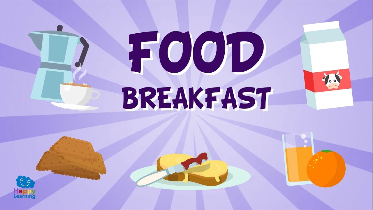 desayuno comida y cena en ingles