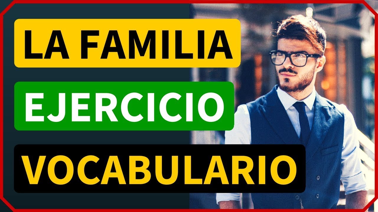 ejercicios de la familia en ingles para imprimir