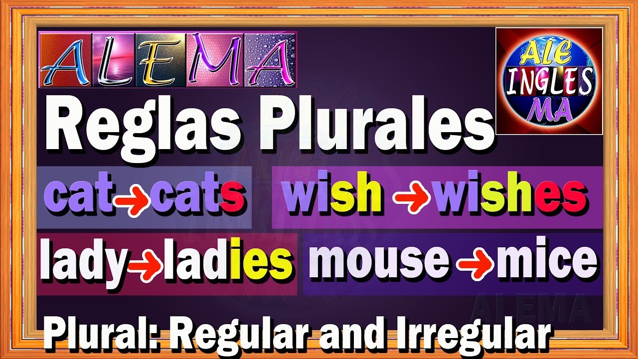 ejercicios de plurales en ingles
