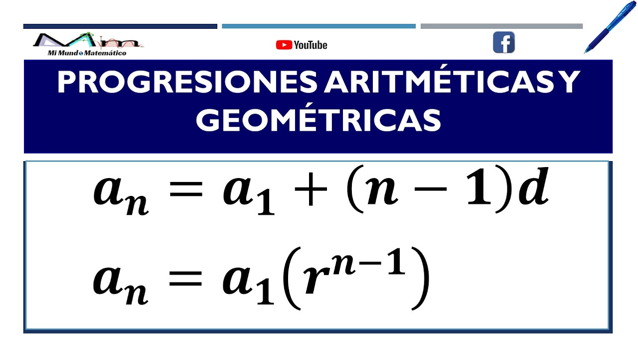 ejercicios de progresiones aritméticas y geométricas