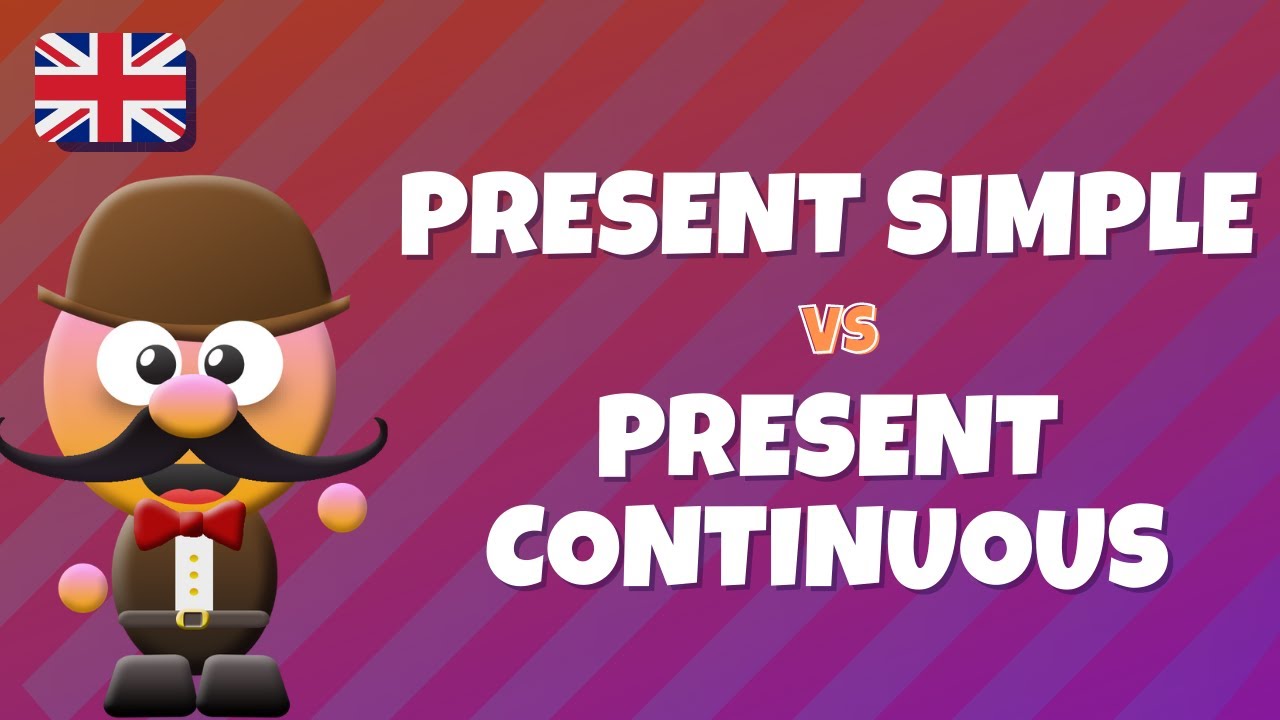 ejercicios present simple y present continuous 5 primaria