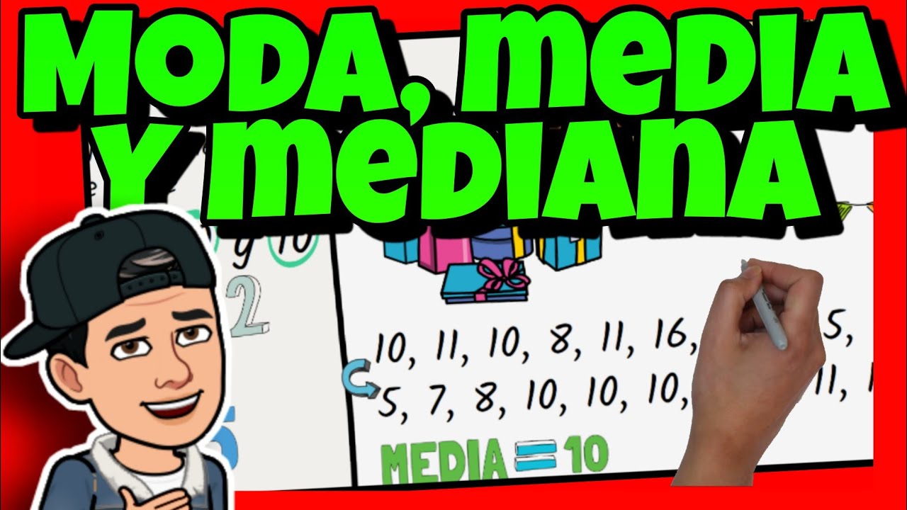media moda mediana y rango 6 primaria