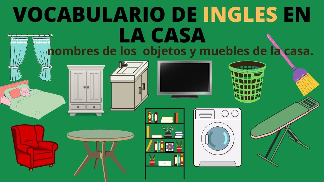 nombres de cosas en ingles