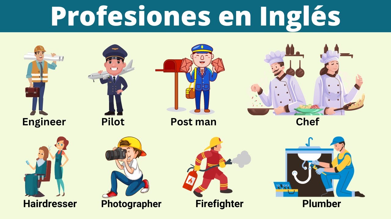 oficios y profesiones en ingles y español