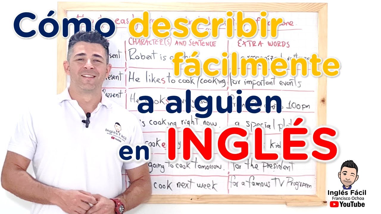 writing descripción de una persona en inglés