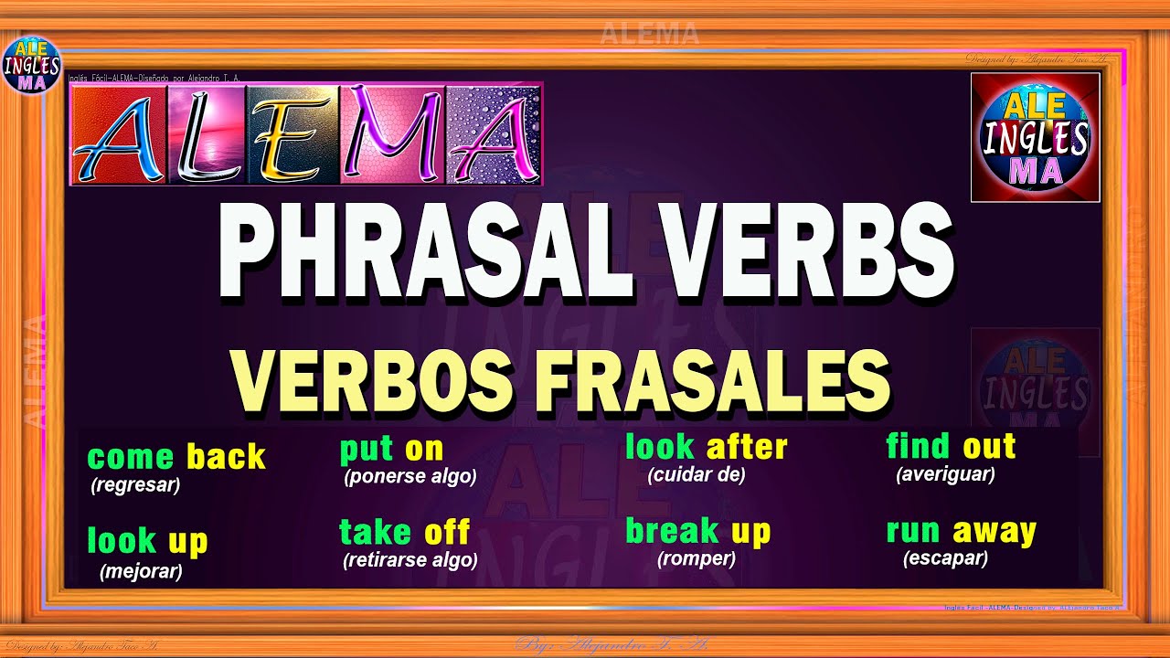 10 oraciones con phrasal verbs inseparables