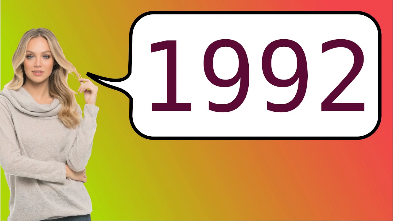 1992 en ingles como se escribe