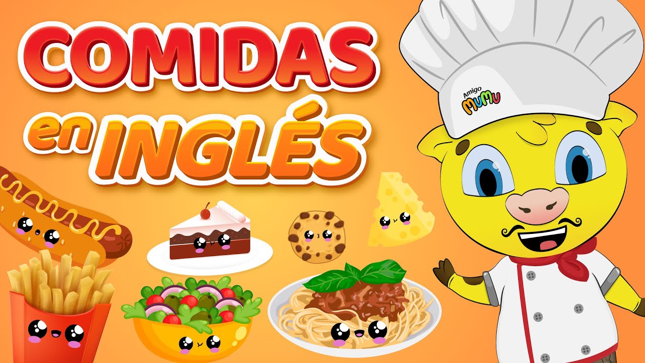 50 alimentos en inglés y español
