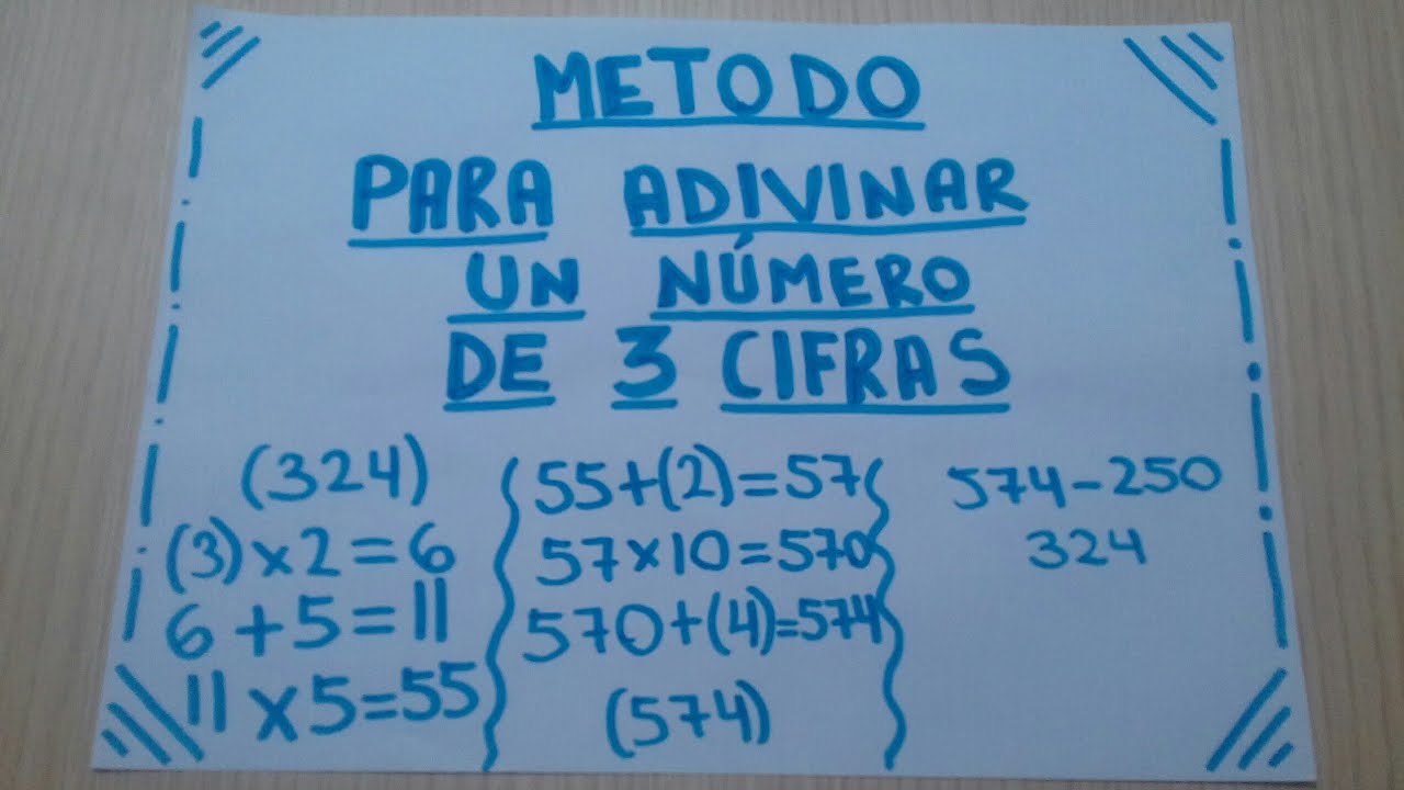 adivinanzas de numeros de 3 cifras