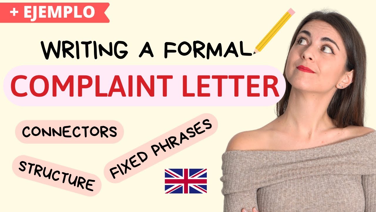 carta de queja de un producto en ingles