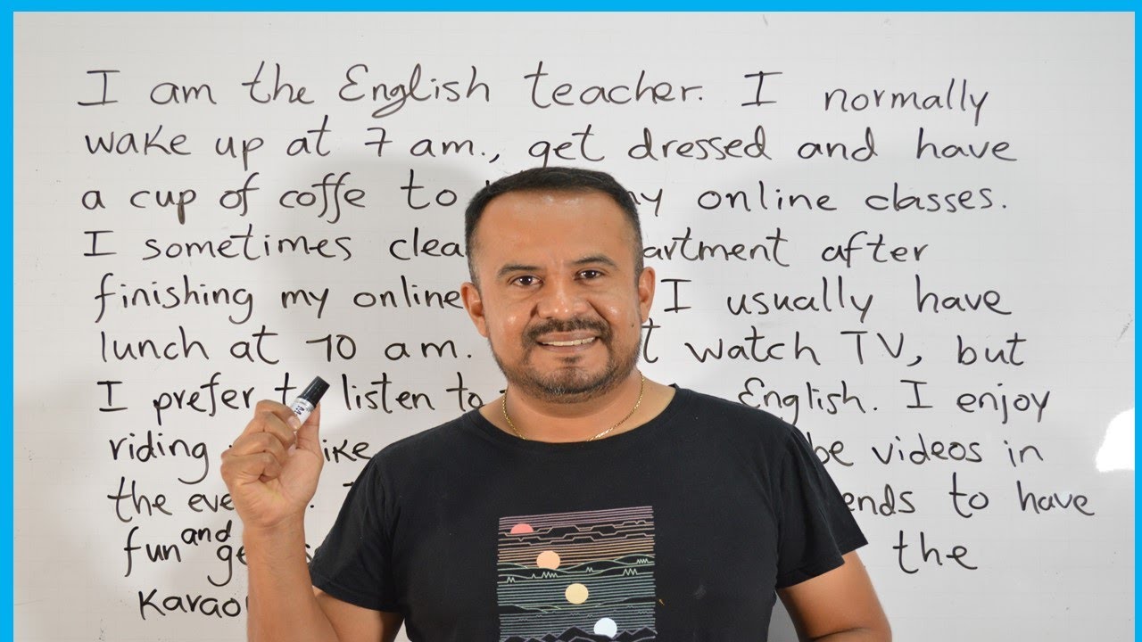 como empezar una redaccion en ingles