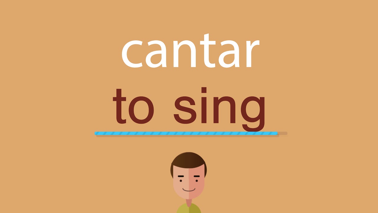 cómo se escribe cantar en inglés