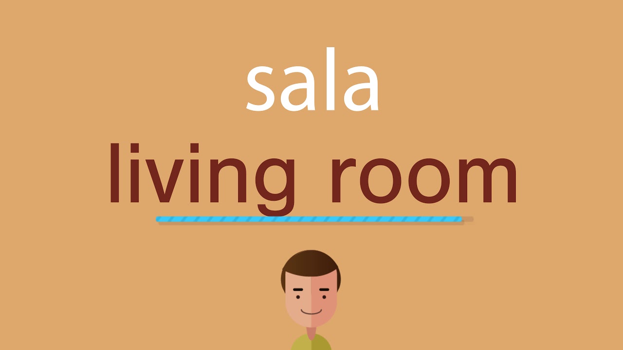 cómo se escribe sala en inglés