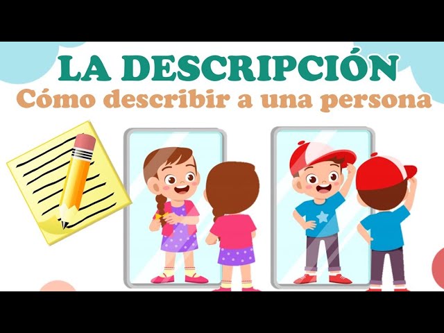 descripcion de una persona ejemplos primaria
