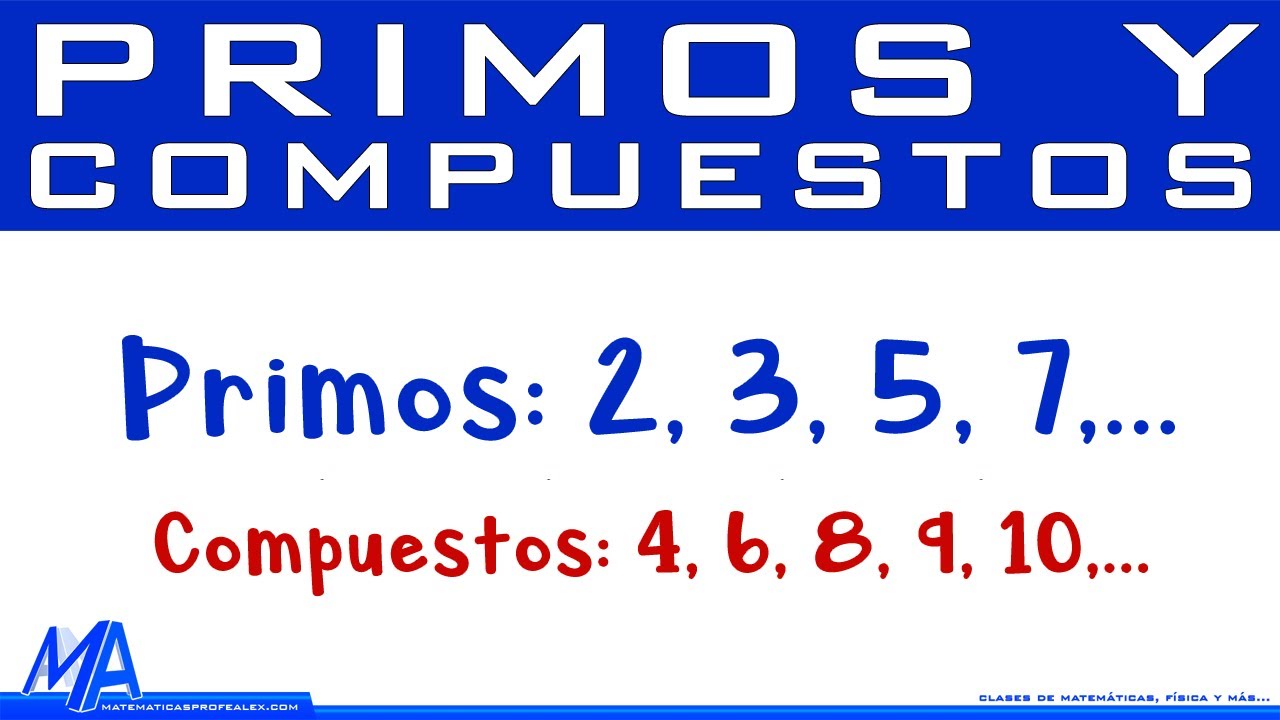 ejercicios de numeros compuestos y primos
