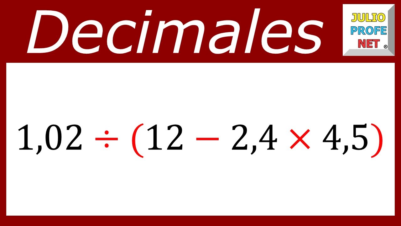 ejercicios de operaciones combinadas con números decimales