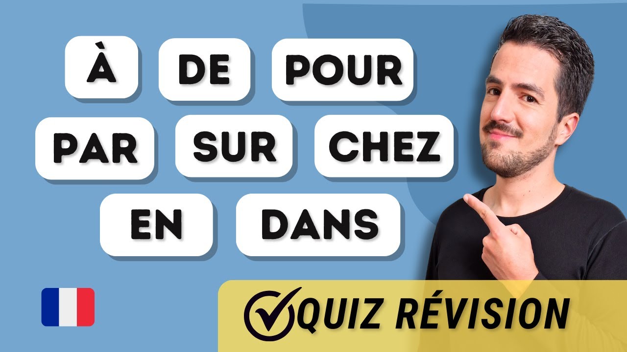 exercice sur les prépositions en français