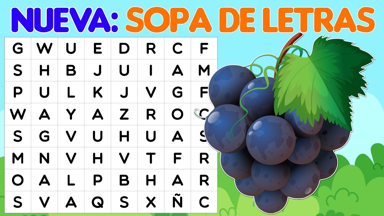 juegos de sopa de letras en español