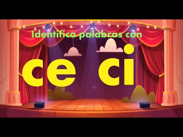 palabras con la ce y ci