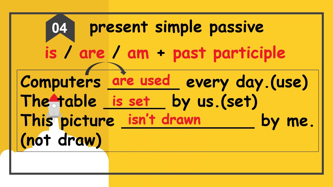 passive present simple and past simple