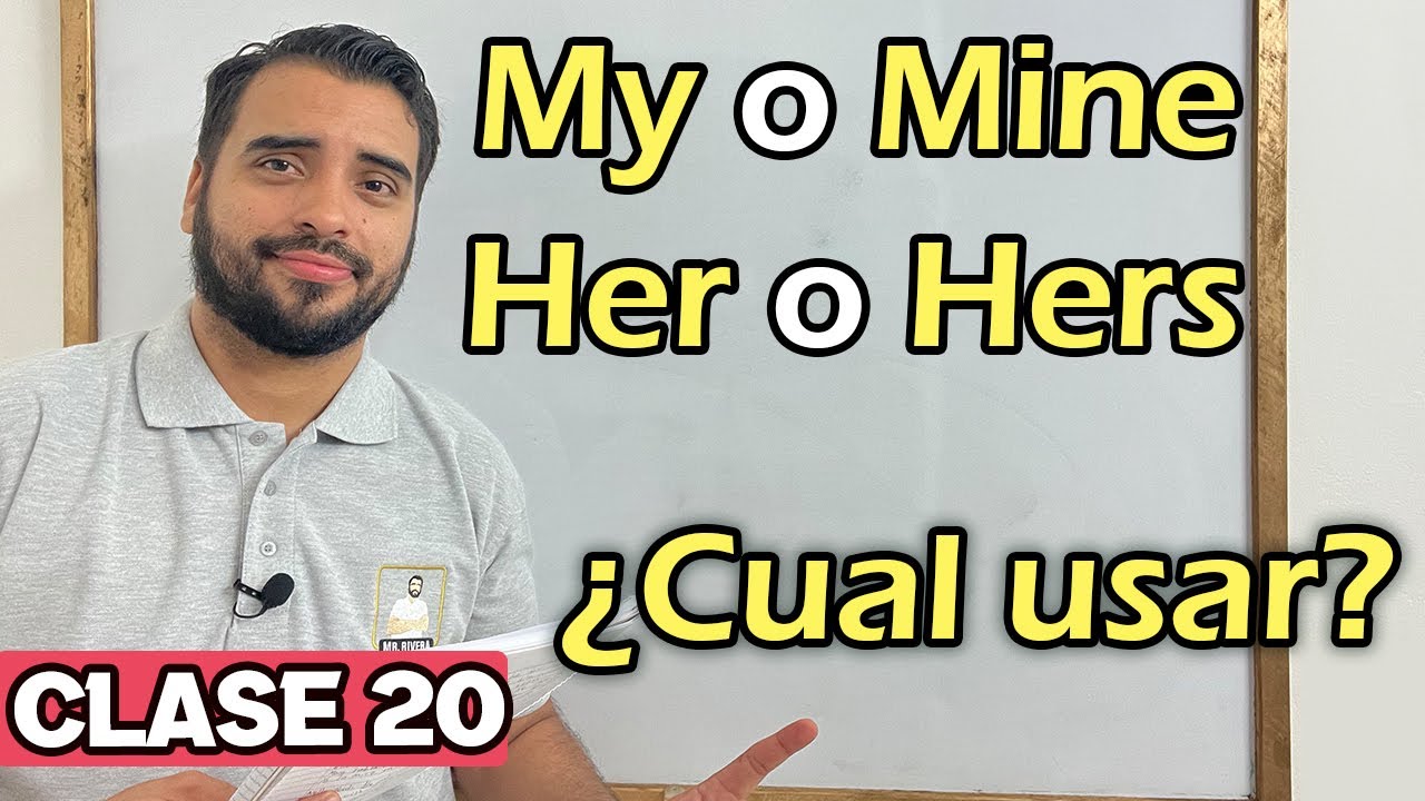 possessive pronouns en inglés y español