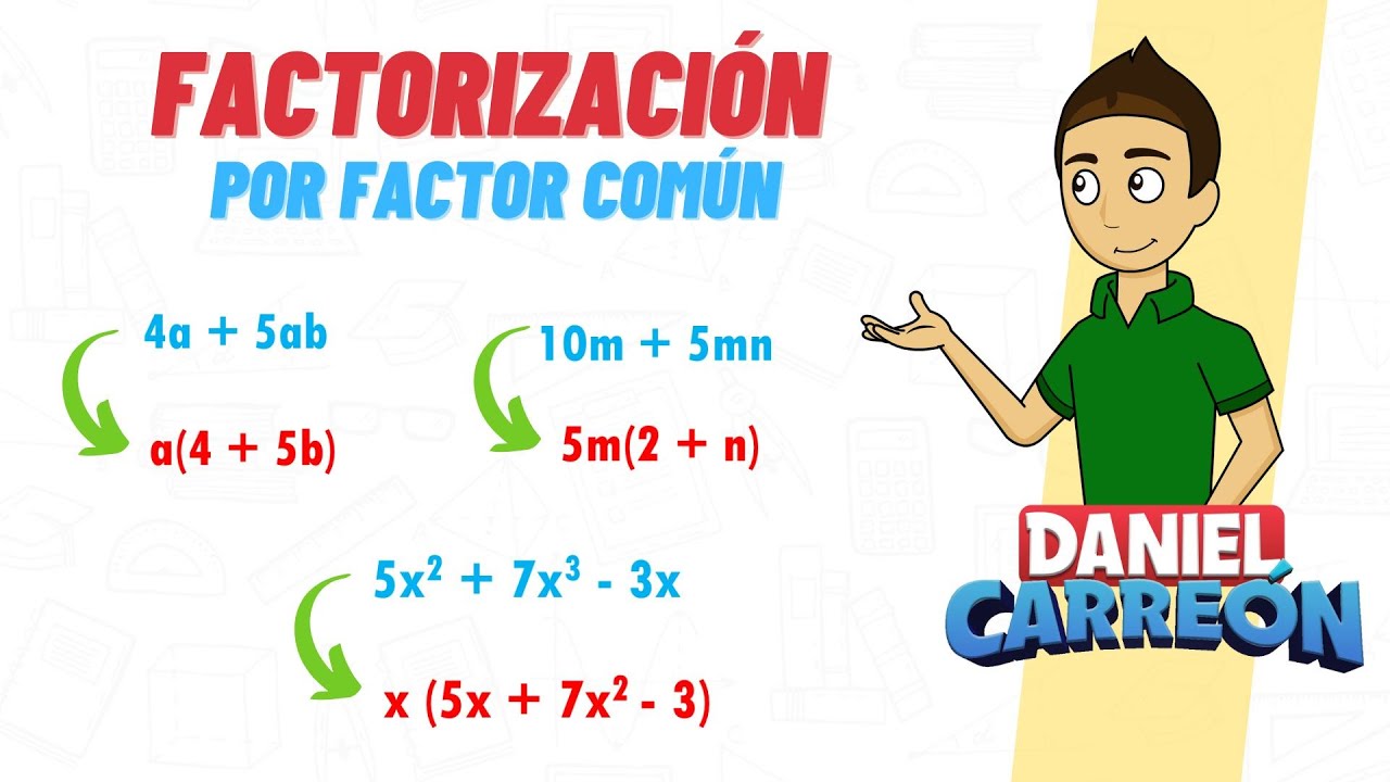 como sacar factor comun de un polinomio