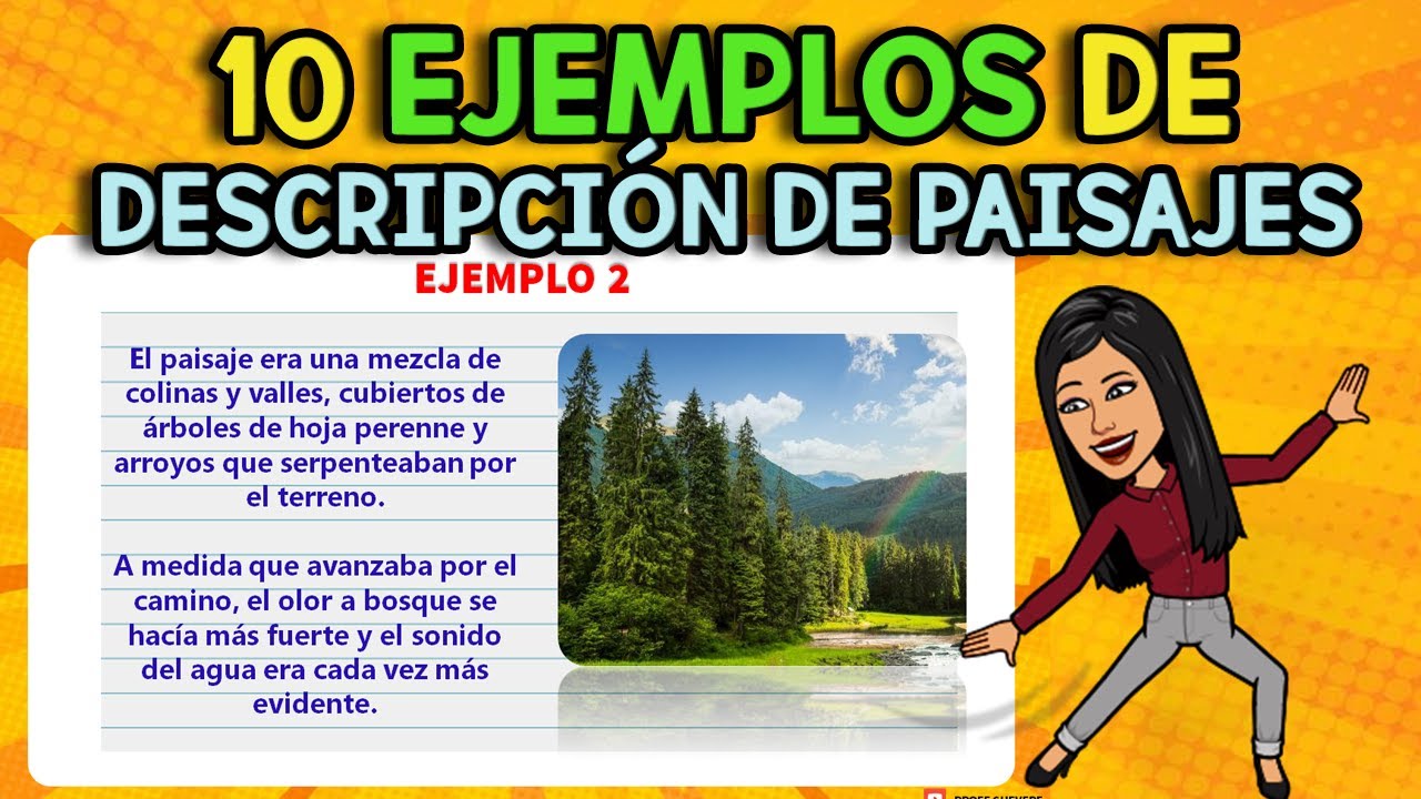 ejemplo de descripcion de un paisaje