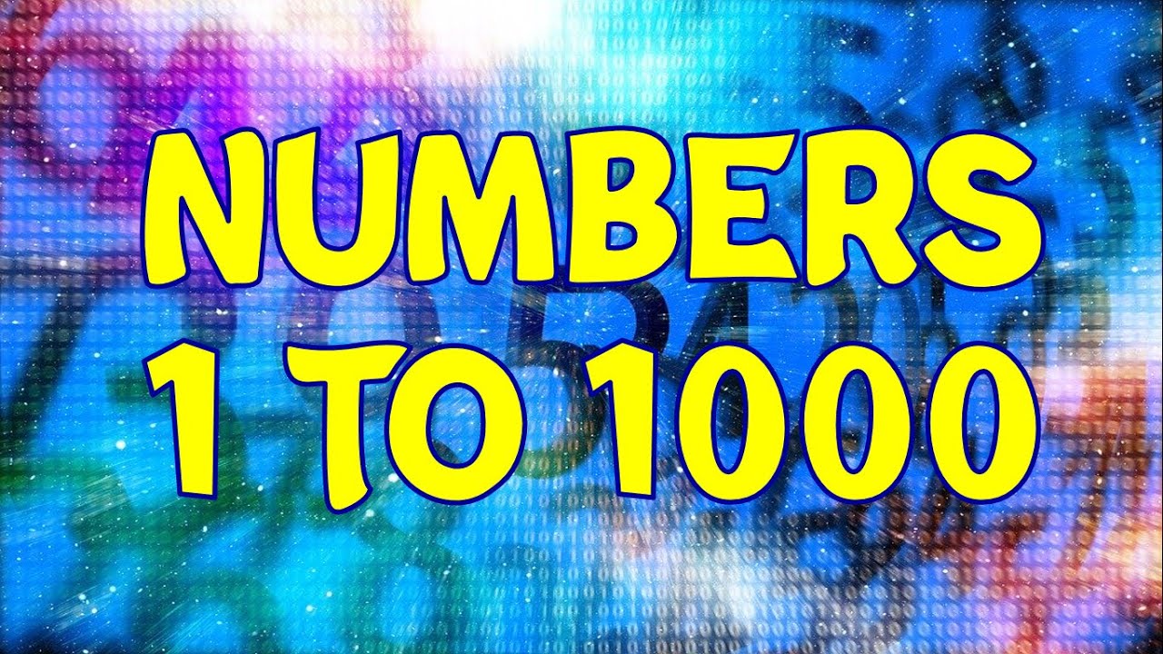 numeros en ingles desde el 1000