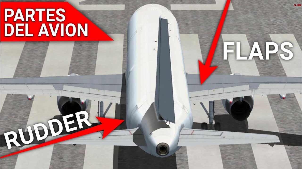 partes de un avion en ingles