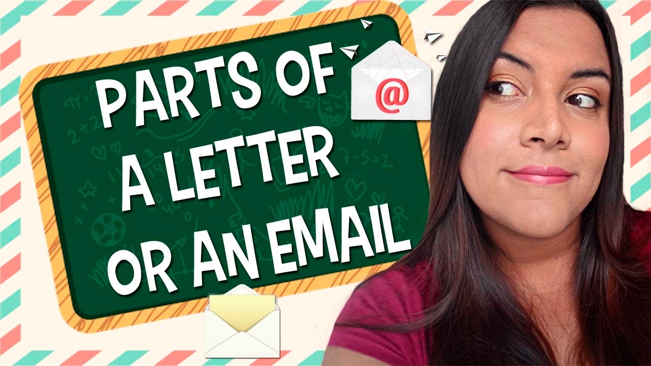partes de una carta en ingles