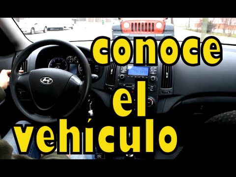 partes del interior de un coche
