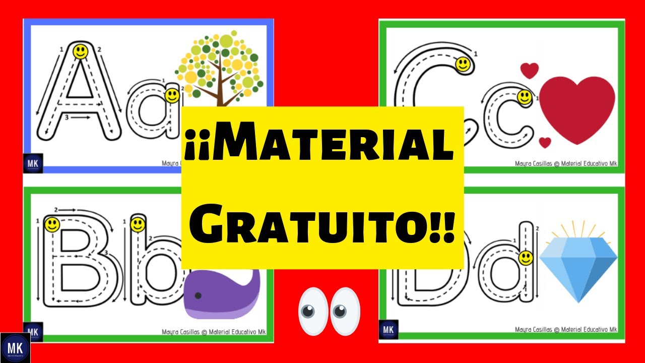 plantillas fichas vocales infantil para imprimir