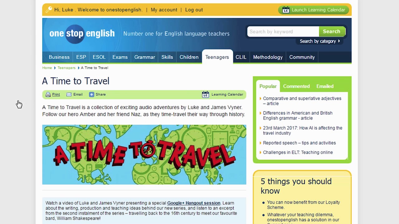 the guardian onestopenglish level 3 advanced answers